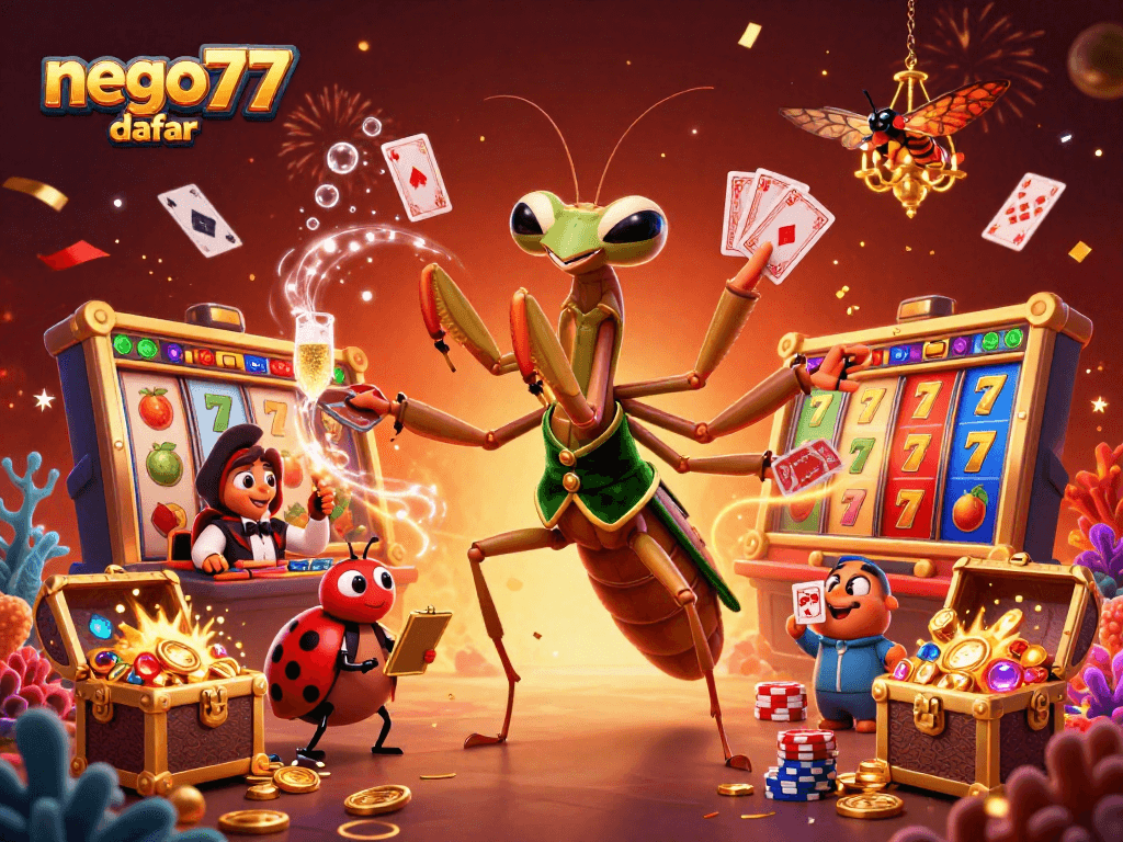 Engage with the best online casinos at nego77 daftar featuring exciting card games and slots.