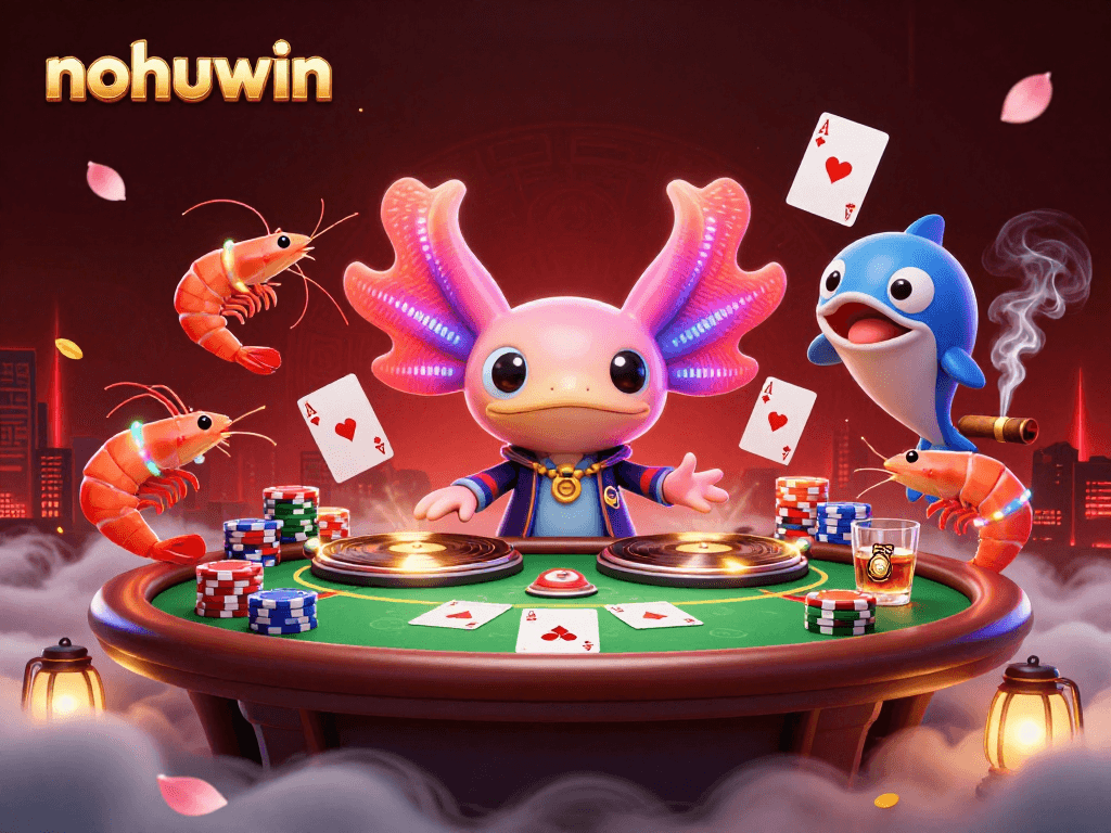 Experience exciting gameplay at nohuwin with vibrant slot action featuring underwater elements and dynamic characters.
