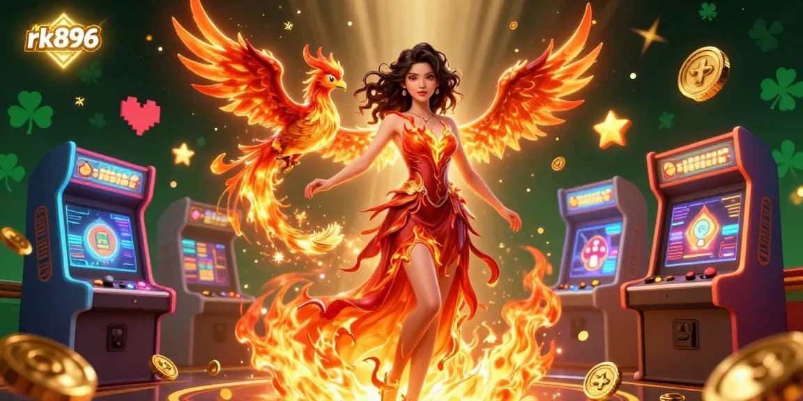 Engage in thrilling gaming experiences at rk896 with vibrant characters and exciting casino elements.
