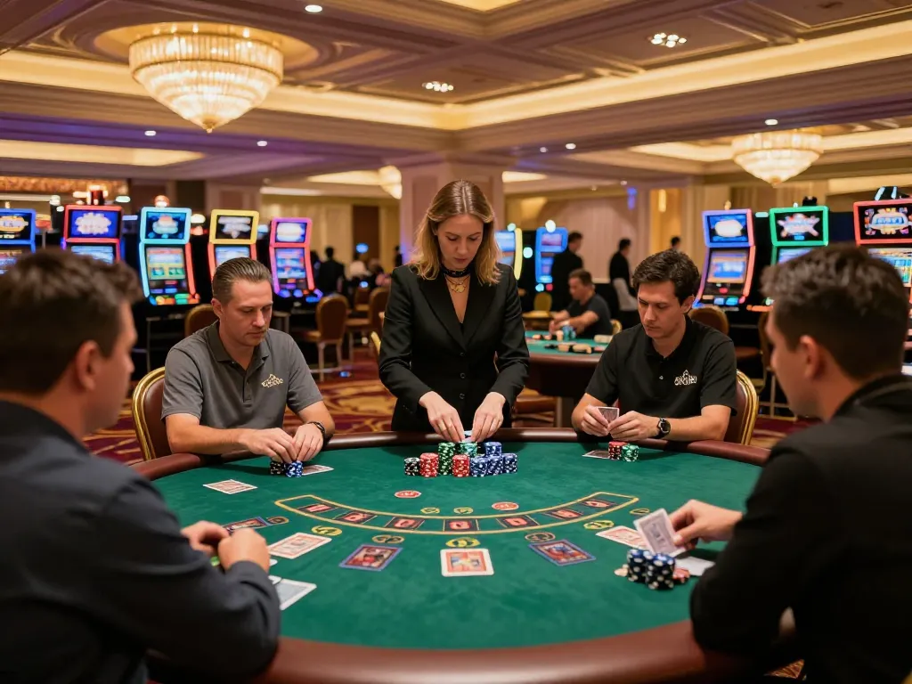 Rasakan kegembiraan link deluna4d di meja blackjack mewah dengan pemain yang fokus dan dealer ahli.