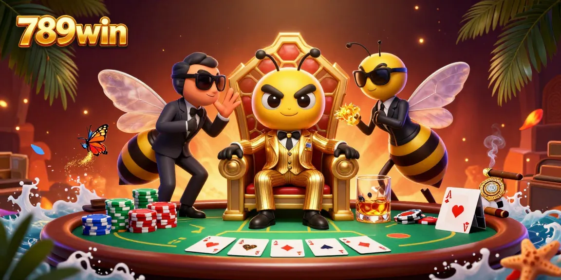 View vibrant scene showcasing 789win's casino atmosphere with characters and rich gaming elements.