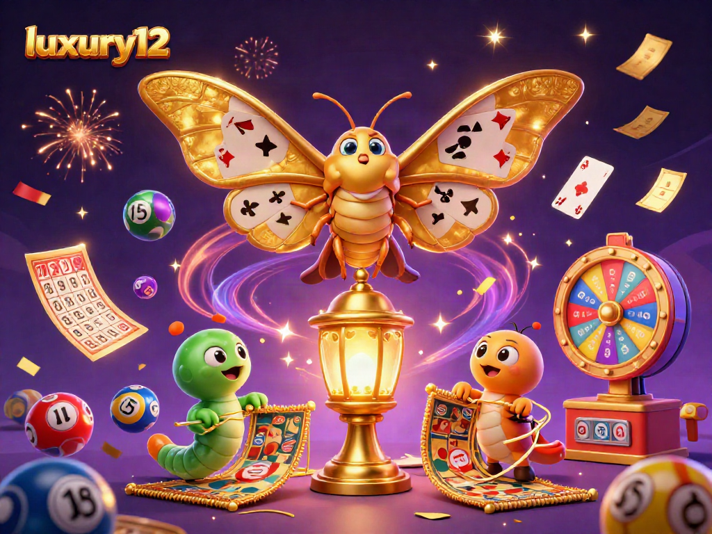 Engage in the luxury12 experience with dynamic casino scenes in vibrant 3D illustration art.
