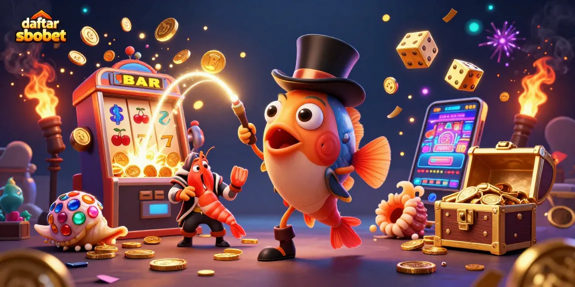 Join the excitement of daftar sbobet with vibrant characters and dynamic casino elements!