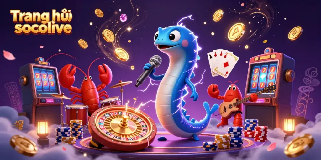 Experience the excitement of Trang chủ socolive with a vibrant underwater casino featuring animated sea creatures and dynamic game elements.