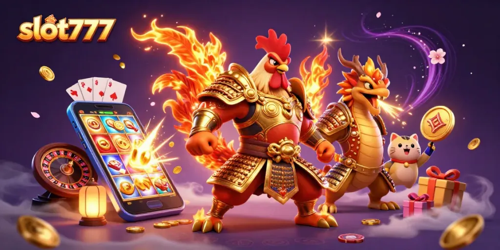 Slot777 menawarkan pengalaman bermain yang menghidupkan simbol keberuntungan dan kejutan dalam dunia perjudian.