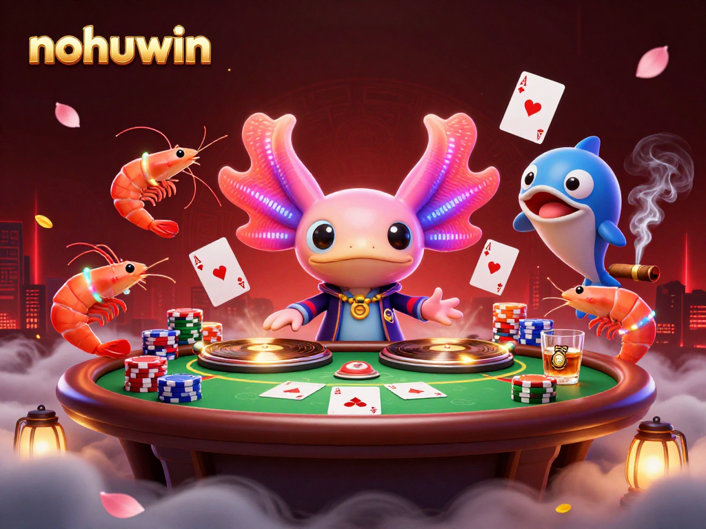 Experience exciting gameplay at nohuwin with vibrant slot action featuring underwater elements and dynamic characters.