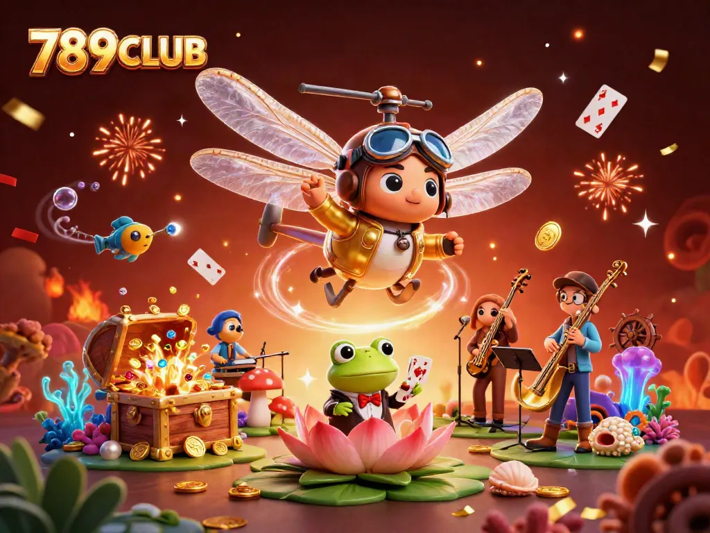 Play thrilling games with 789CLUB's unique casino experience featuring dynamic characters and vibrant visuals