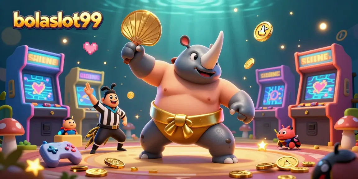 Engage in the colorful casino world of bolaslot99 with our lively 3D beetle champion stomping coins!