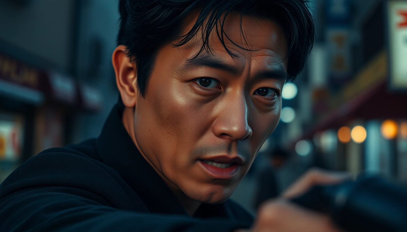 Aktor berkarakter dalam film semi jepang menunjukkan ekspresi emosional.