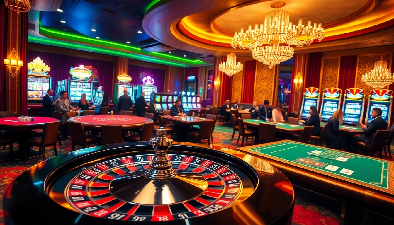 Experience the thrill at MMOO's luxurious casino tables with players placing bets.