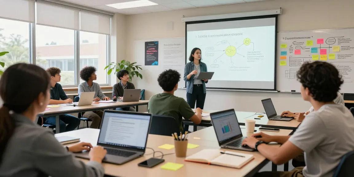 Student discussion on slot gacor strategies in a modern classroom