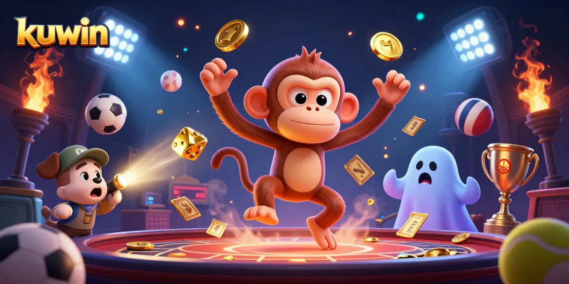 Kuwin captivates players with golden treasures in a haunted casino, combining excitement and fun!