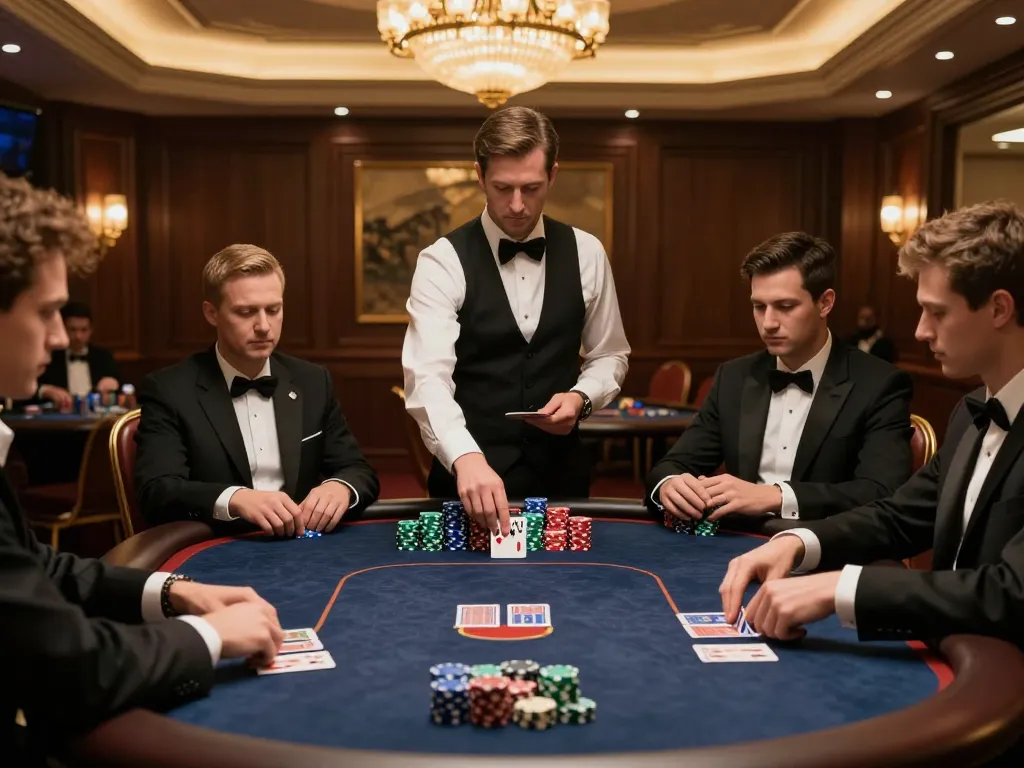 Rasakan keseruan mega slot saat permainan poker berisiko tinggi di kasino mewah.