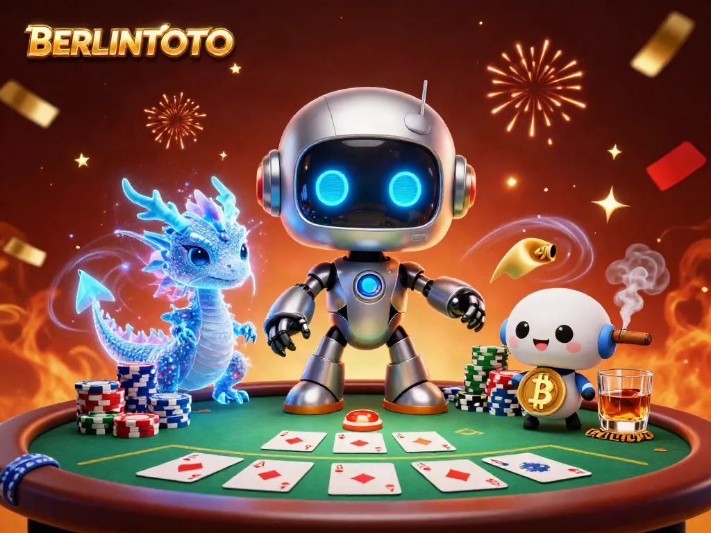 Engage with BERLINTOTO's thrilling casino adventure featuring vibrant 3D characters and vibrant slot elements.