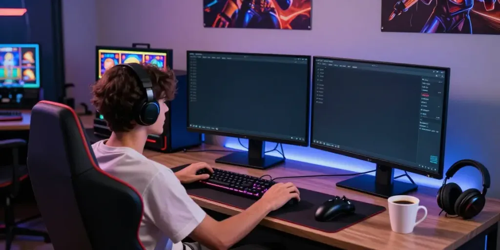 Player enjoying engaging slot gacor game on a modern gaming platform