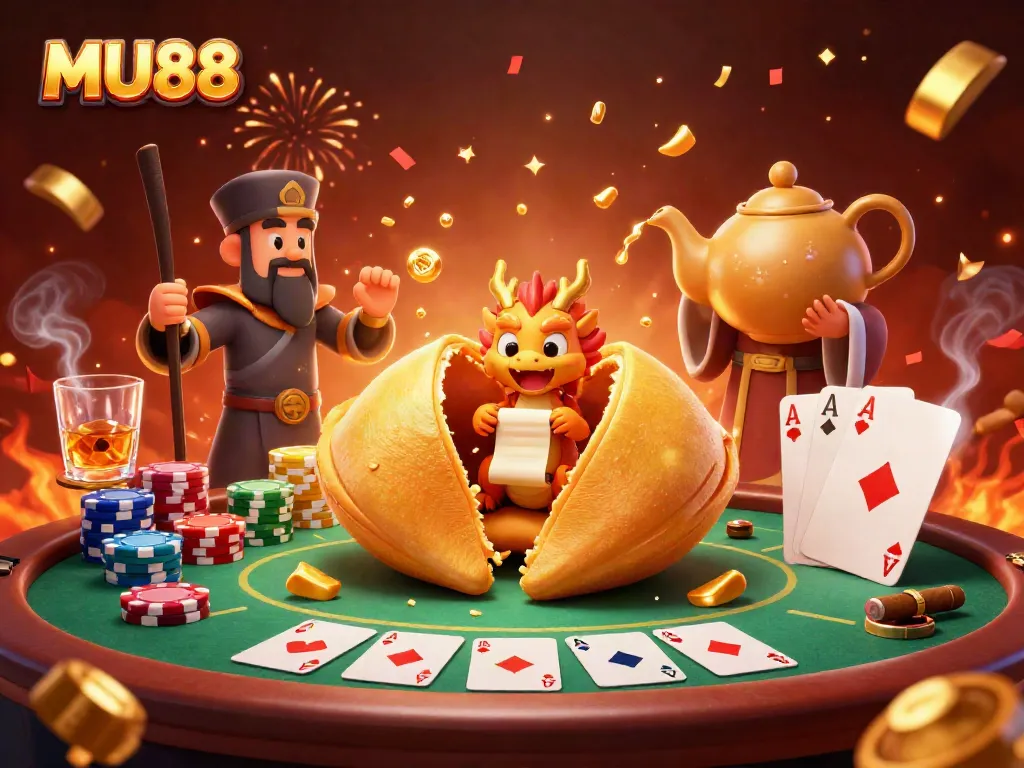 Engage in thrilling casino adventures at MU88 with vibrant characters and exciting gaming elements.