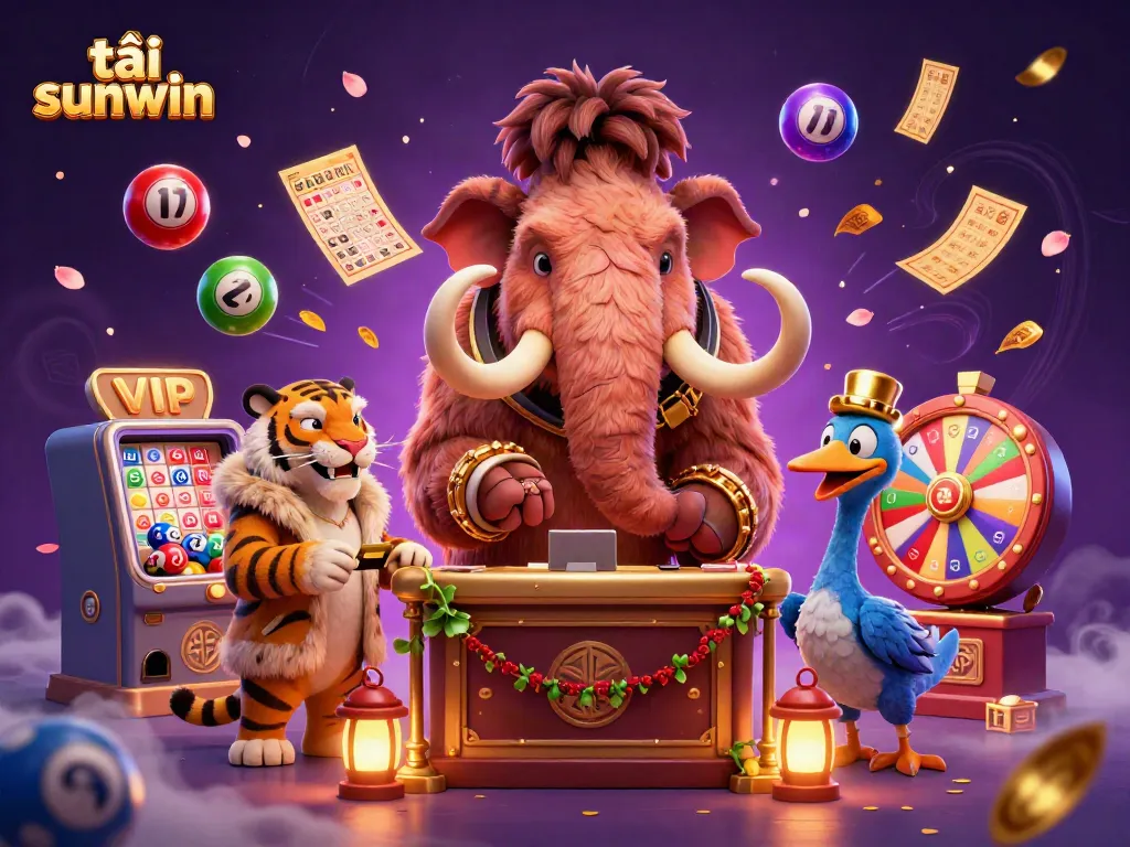 Engage with exciting games and bonuses at tải sunwin with vibrant characters and dynamic elements.