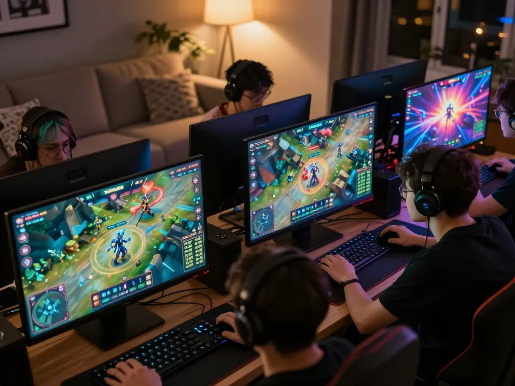 Players engaging in strategic gameplay on VENOM889’s vibrant online RPG platform