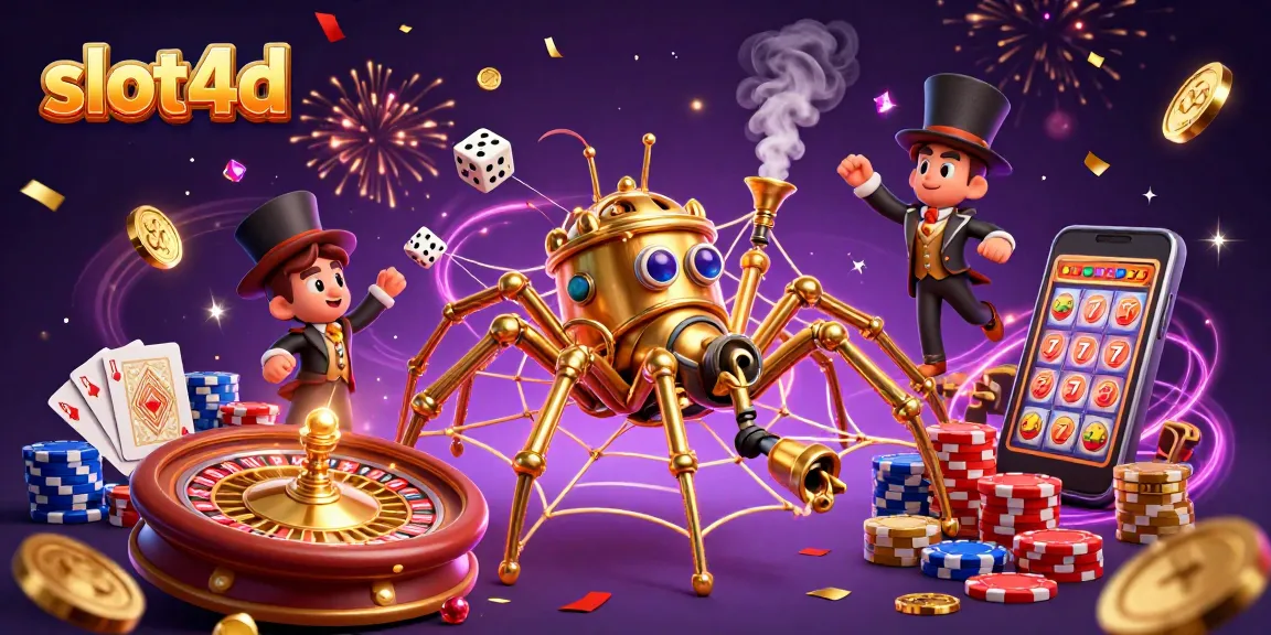 Bermain slot4d dengan cepat dan menyenangkan sambil dikelilingi karakter kartun 3D yang menarik.
