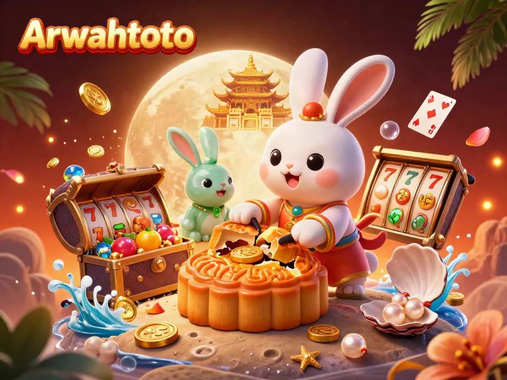 Gambarkan Arwahtoto yang mengaktifkan slot dengan beragam simbol menarik dalam suasana kasino yang ceria.