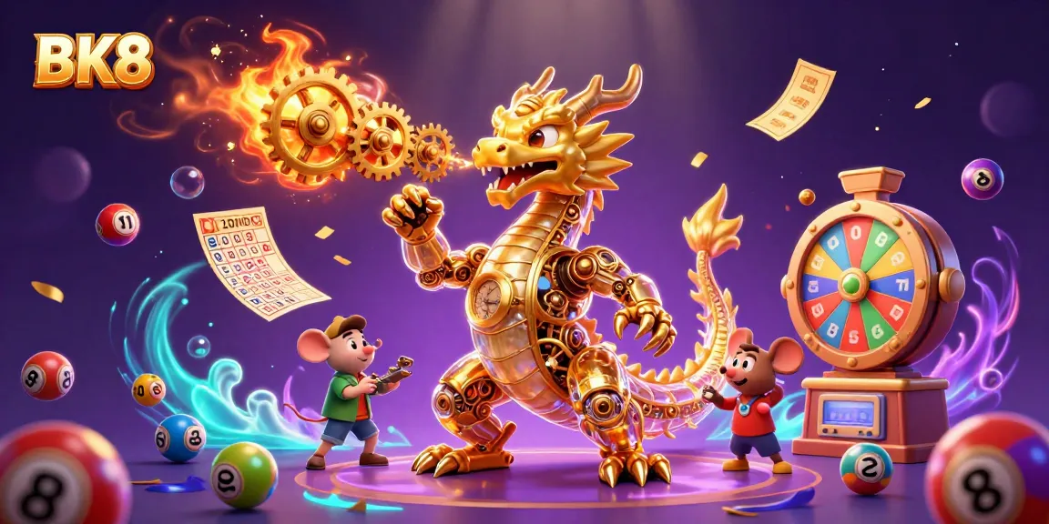 Experience thrilling gameplay and promotions at BK8 with vibrant gaming elements and characters.