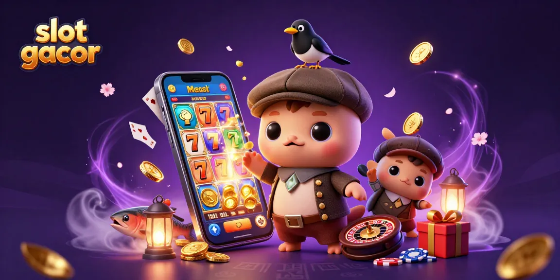 Experience slot gacor with a lively scene featuring adorable Nessie and casino elements