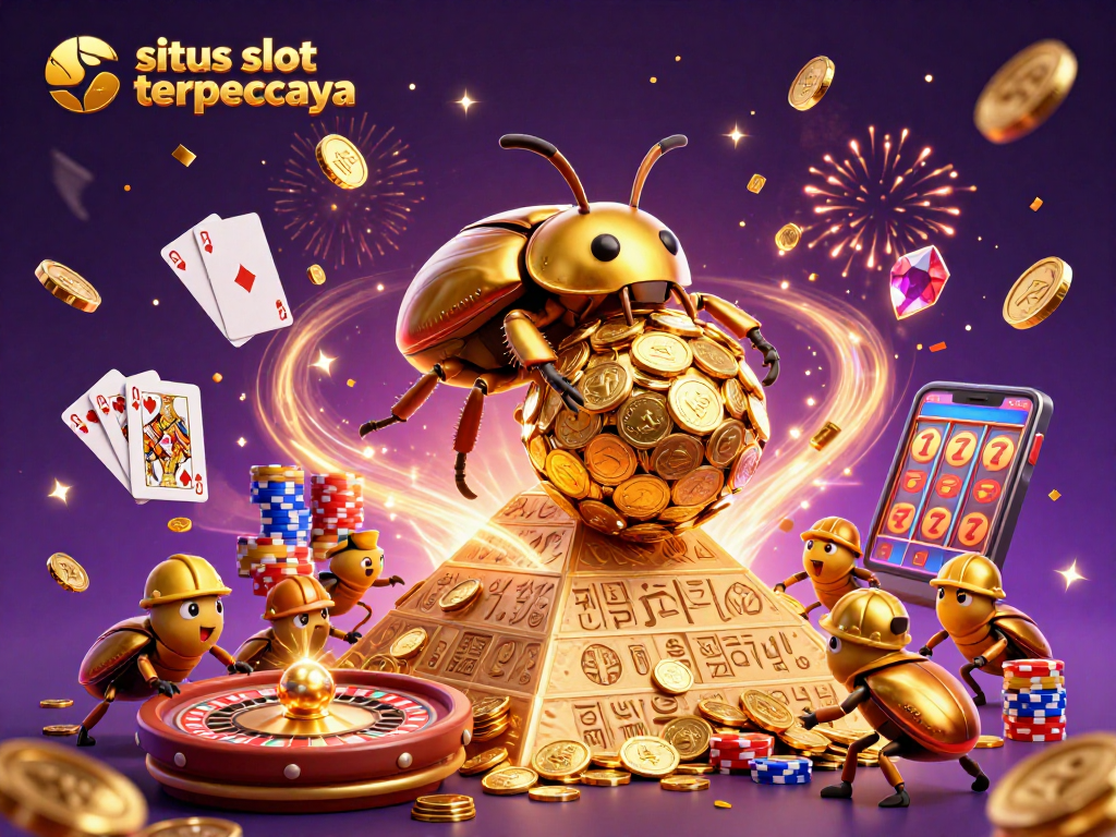 Menggoda keberuntungan dengan situs slot terpercaya sambil menikmati kasino penuh gemerlap dan koin emas