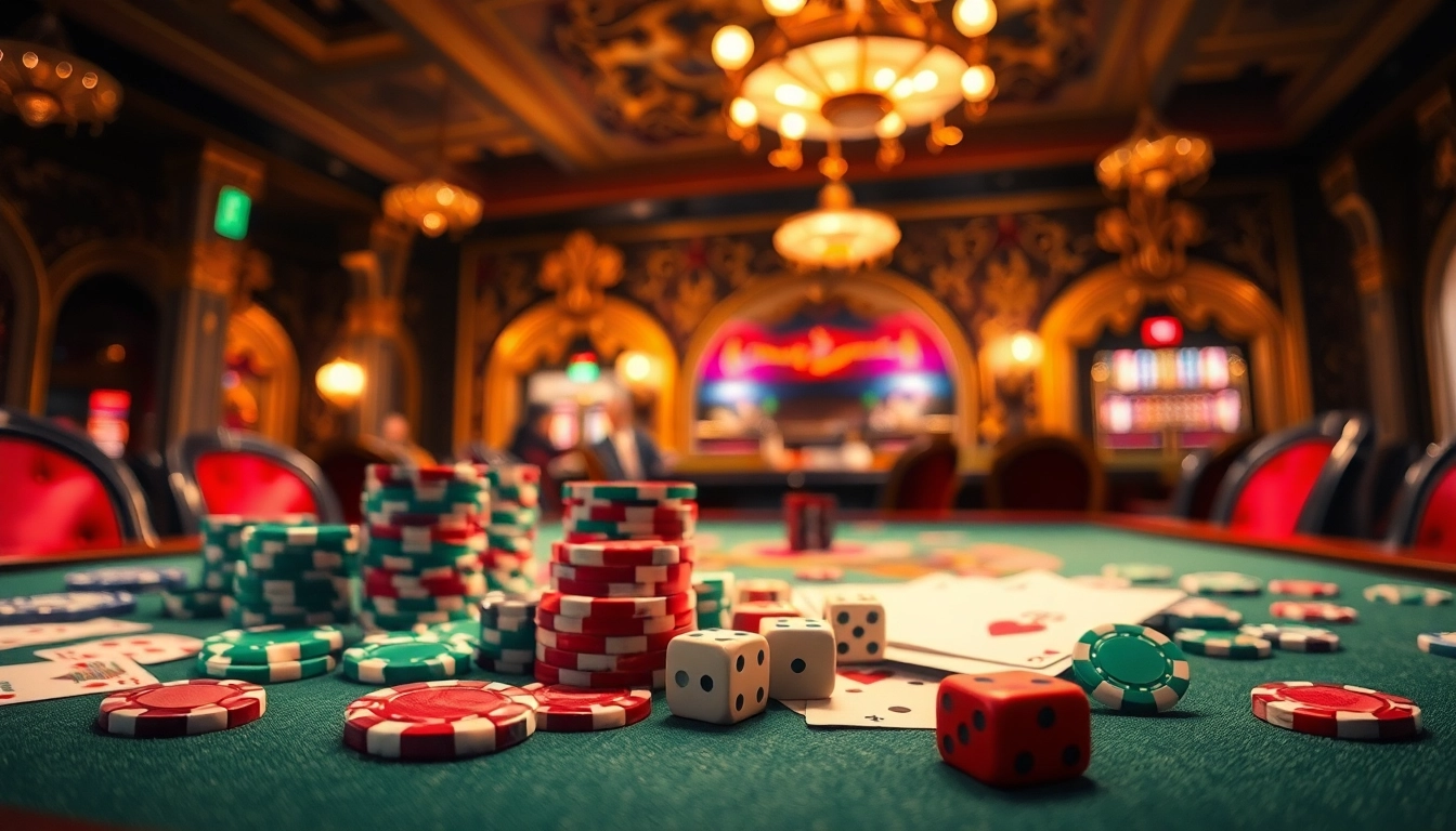 Menampilkan permainan poker dengan wortel21 di meja kasino yang glamor dan mengesankan.
