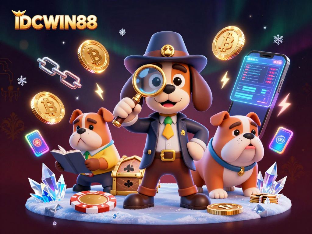Engage with IDCWIN88 treasures through a detective's gaming clue adventure.