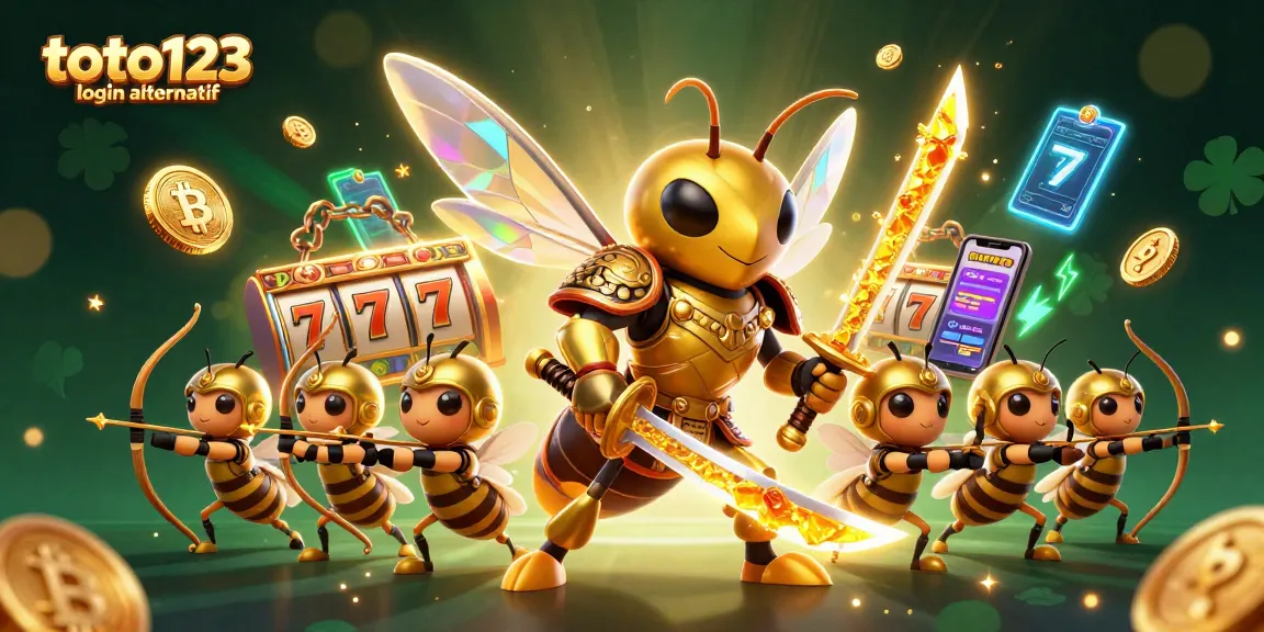 Experience exciting gaming with toto123 login alternatif, showcasing vibrant lottery elements and dynamic characters.