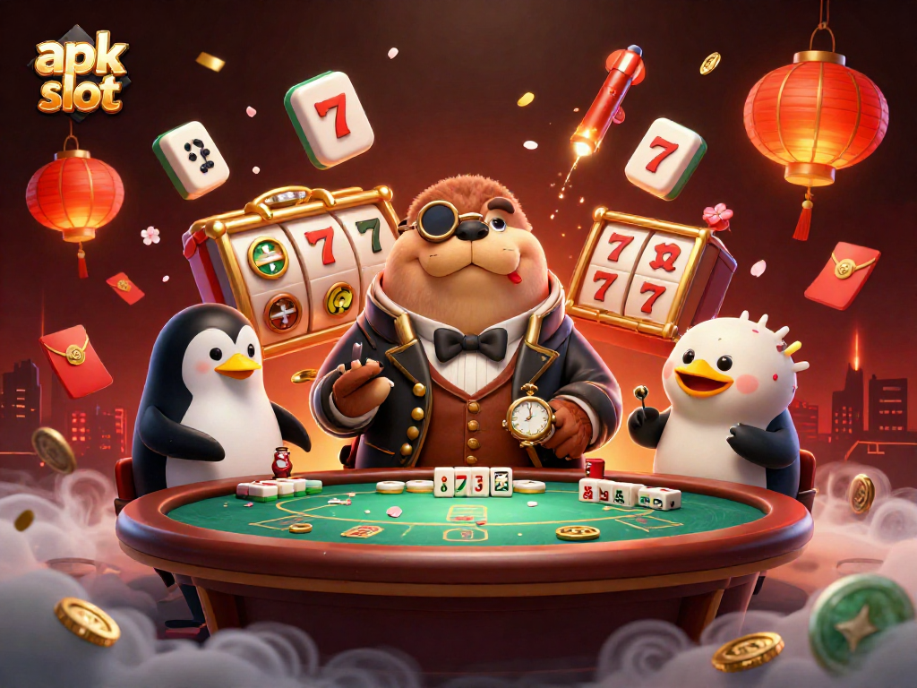 Bermain apk slot dengan karakter lucu seperti walrus dan penguin di suasana yang meriah dan menggemaskan.