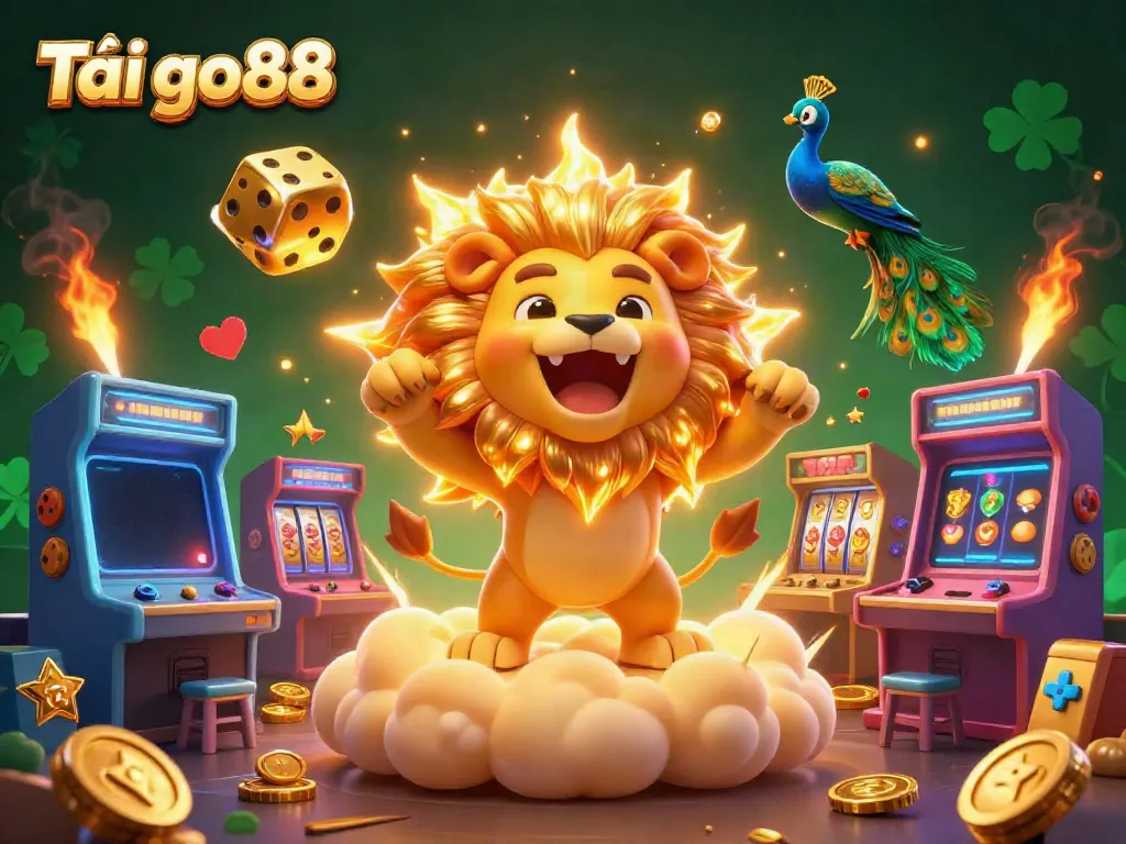 Experience Tải go88's vibrant gaming world with rich visuals of animated characters and casino elements.