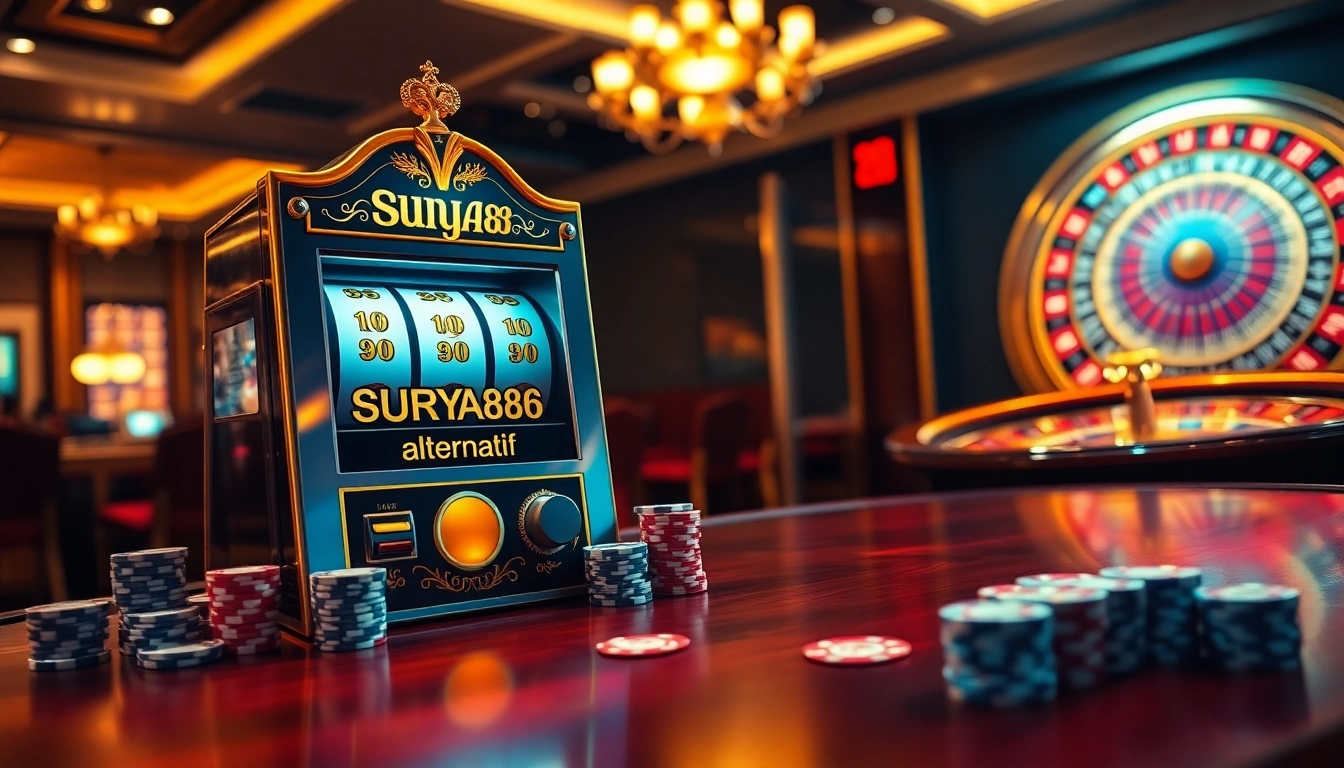 Experience the thrill of gambling at SURYA88 alternatif with professional slot machines.
