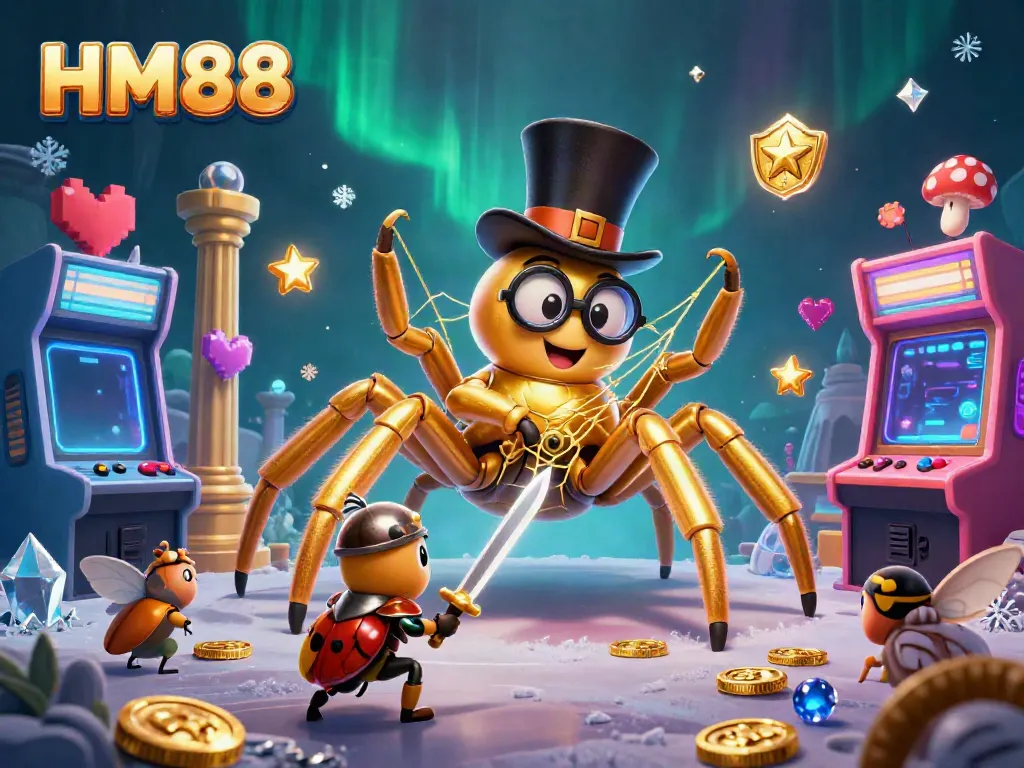 Experience thrilling gameplay at HM88 with captivating casino characters and vibrant game elements.