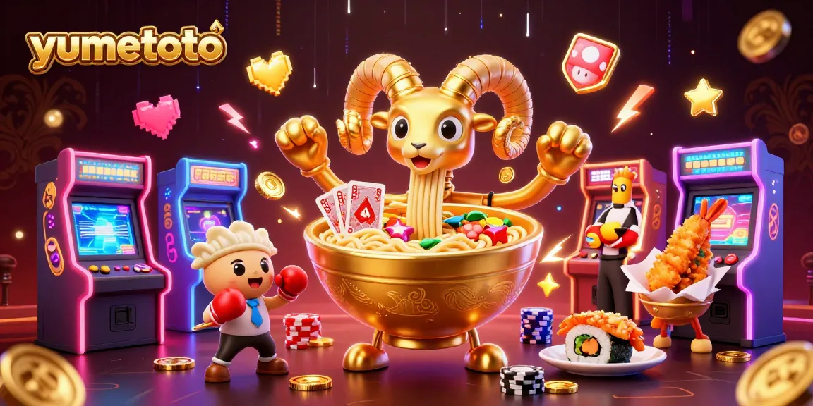 Join yumetoto for an exciting casino experience with vibrant 3D characters and lively gaming elements.