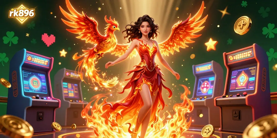 Engage in thrilling gaming experiences at rk896 with vibrant characters and exciting casino elements.