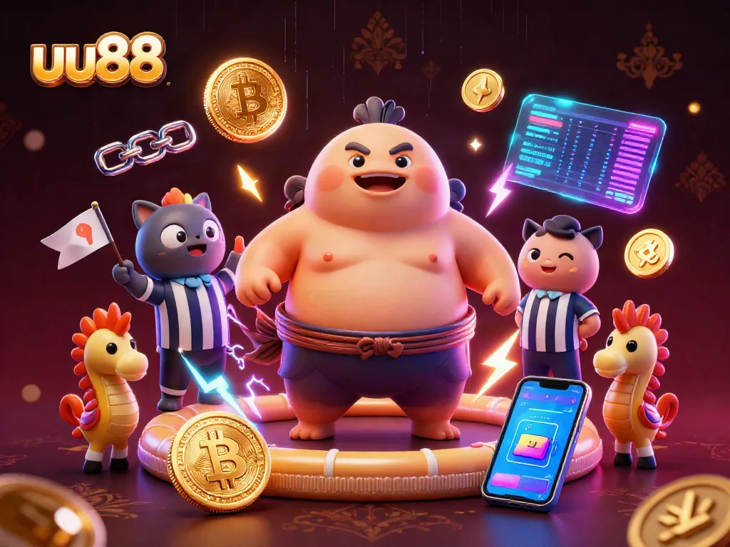 Celebrate big wins with uu88 featuring a playful fugu fish in a vibrant underwater casino scene.