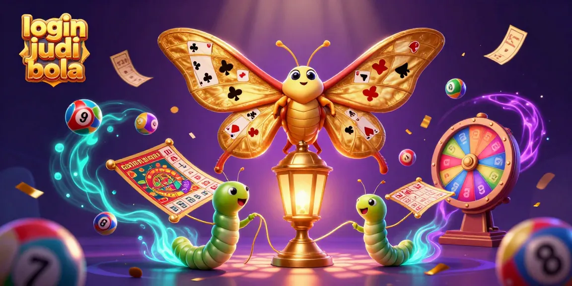 Engage in thrilling online gaming with login judi bola amidst vibrant casino elements and a captivating atmosphere.