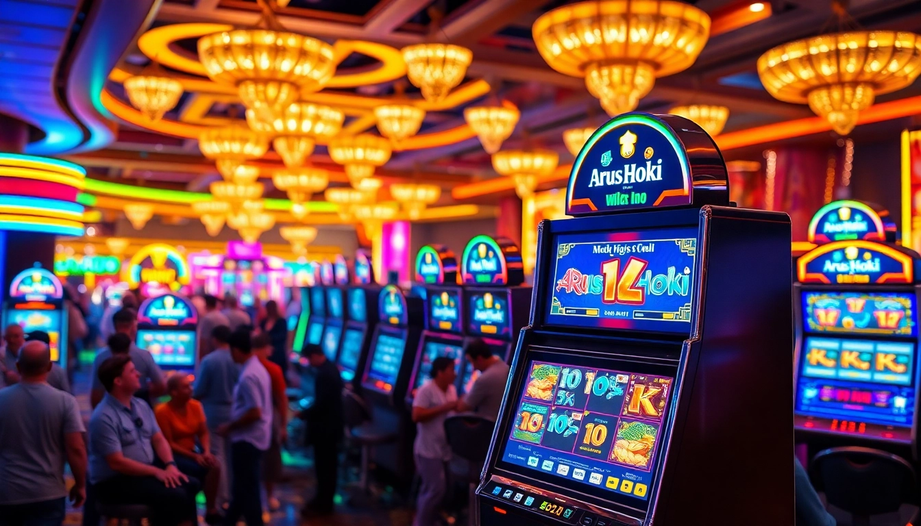 Menangkan hadiah maksimal di Arus Hoki melalui pengalaman mesin slot yang mendebarkan.