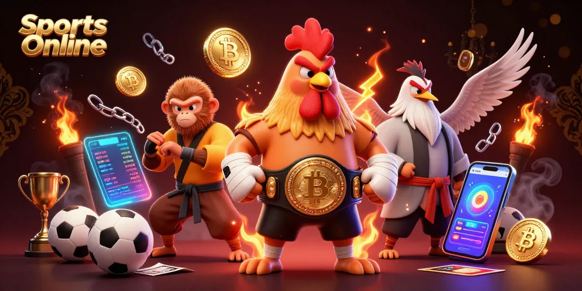 Experience thrilling Sports Online betting with dynamic characters and vibrant elements.
