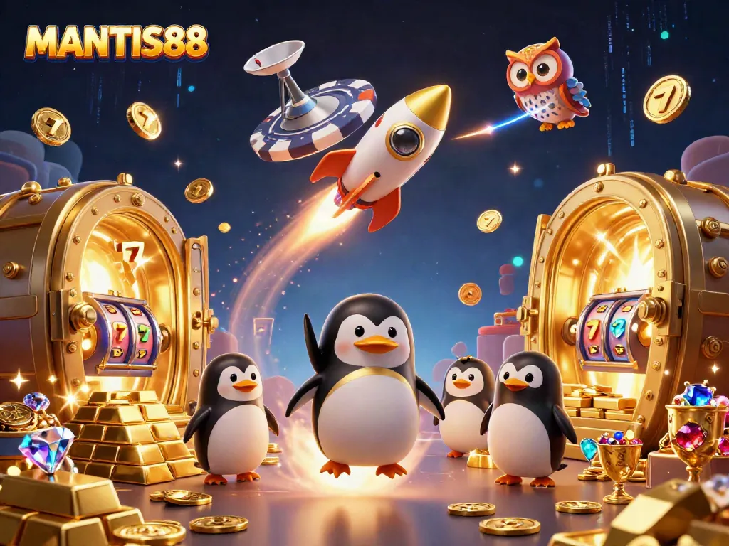 Experience the excitement of MANTIS88 with a dazzling space-themed casino adventure.