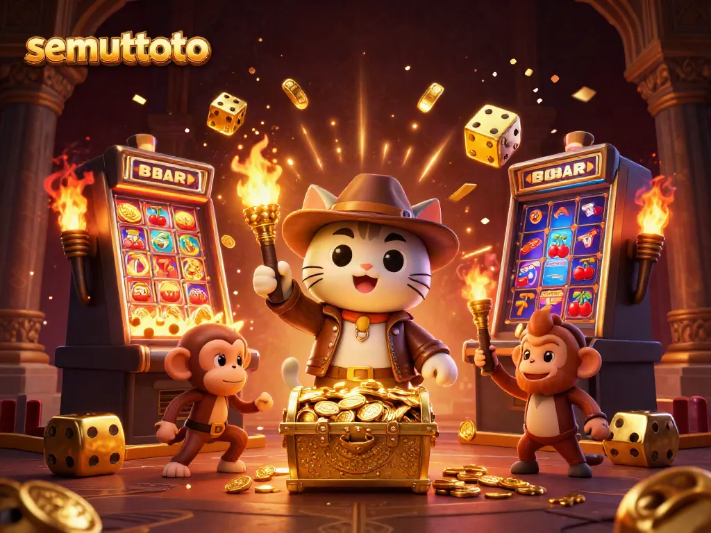 Gambarlah semuttoto dengan karakter kucing penjelajah dalam penemuan artefak kasino emas yang menakjubkan.