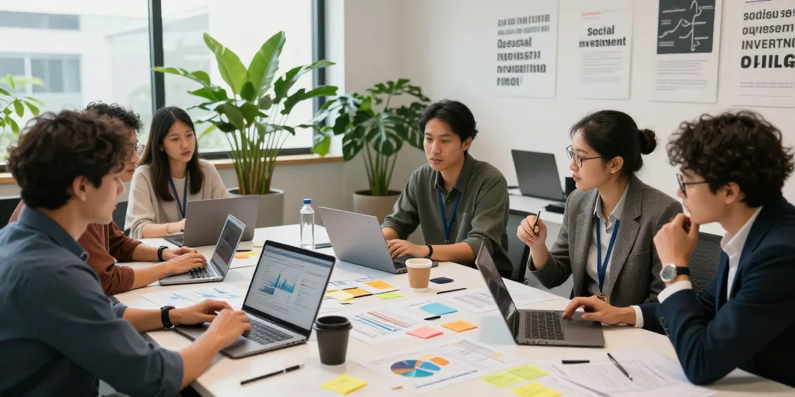 Collaboration on link slot for social impact in a modern workspace